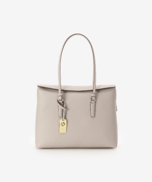 & chouette(アンドシュエット)の「ソフトレザー トートバッグ(トートバッグ・レディース・オフホワイト/ブラック/ライトグレー・FREE)」の3枚目の写真