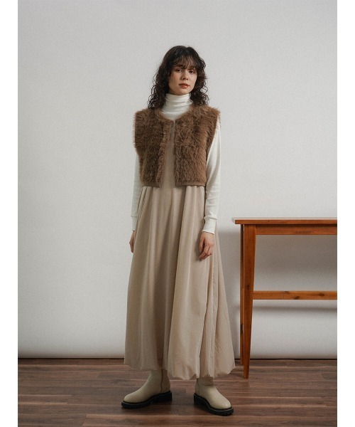 ○ 美品　6(ROKU)FAKE FUR VEST/ベスト 2025年最新】6 roku ファーベストの人気アイテム - メルカリ