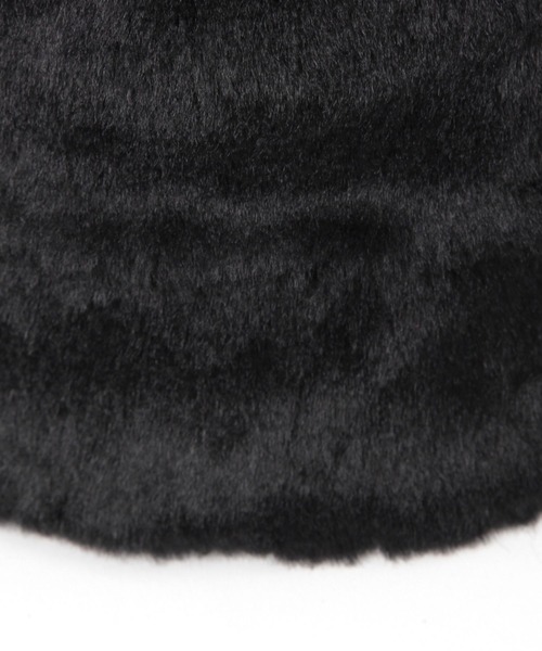 LEPSIM（レプシィム）の「フェイクファーバケハ　210086（ハット・レディース・ブラック/レオパード・ONE SIZE）」の15枚目の写真