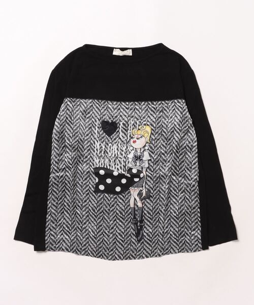【セール】ﾓﾅﾘｻﾞ ﾄｯﾌﾟｽ（Tシャツ/カットソー）｜MONNALISA（モナリザ）