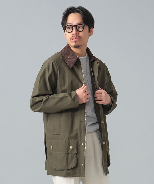 Barbour（バブアー）の「【別注】Barbour / BEAUFORT コットンナイロン ジャケット（ブルゾン・メンズ・グリーン系その他5・34/36/38/40/42）」の5枚目の写真