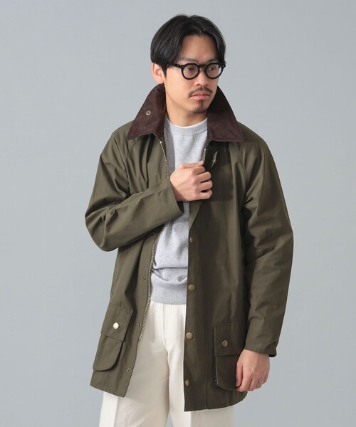 Barbour（バブアー）の「【別注】Barbour / BEAUFORT コットンナイロン ジャケット（ブルゾン・メンズ・グリーン系その他5・34/36/38/40/42）」の9枚目の写真