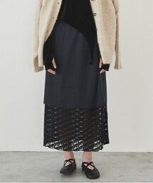 リバーシブルレーススカート