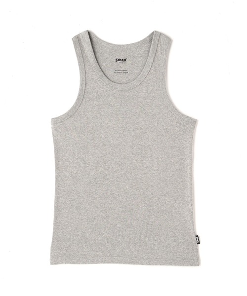 schott(ショット)の「Schott/ショット/TANK TOP PACK/タンクトップ パック(タンクトップ・メンズ・ブラック/オフホワイト/グレー/チャコールグレー・M/L/XL/2XL)」の16枚目の写真