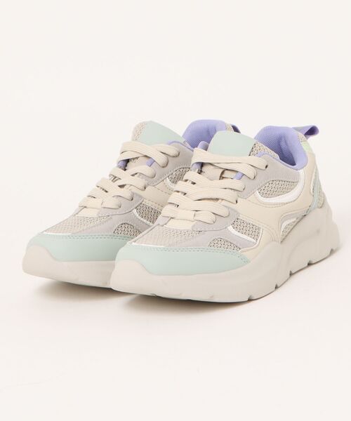 ♡me　メッシュスニーカー♡ HEAL ME ヒールミー レディース 厚底メッシュスニーカー【滑りにくい