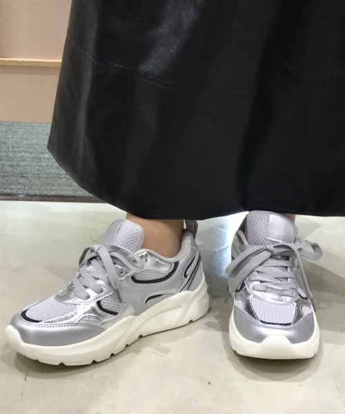 セール】HEAL ME ヒールミー レディース 厚底メッシュスニーカー【滑り