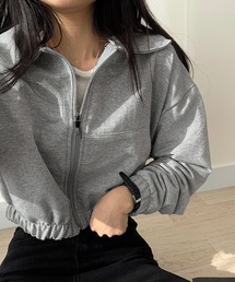 WESTSEA（ウエストシー）の「ショート丈 無地 フルジップブルゾン 裏毛（その他アウター）」