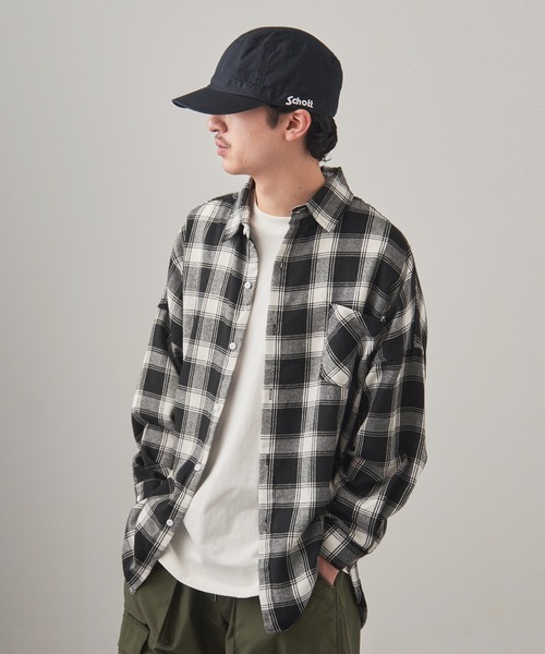 schott（ショット）の「【Schott】コットンワークキャップ　SC010（キャップ・メンズ・ブラック/カーキ/ベージュ・61/57/59）」の6枚目の写真