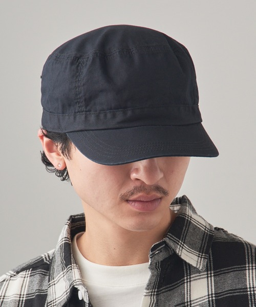 schott（ショット）の「【Schott】コットンワークキャップ　SC010（キャップ・メンズ・ブラック/カーキ/ベージュ・61/57/59）」の5枚目の写真