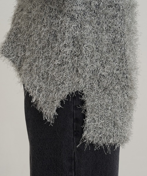 CIAOPANIC TYPY（チャオパニックティピー）の「深Ｕメランジフェザーベスト（ベスト・レディース・オフホワイト/グレー/ネイビー/イエロー・ONE SIZE）」の8枚目の写真