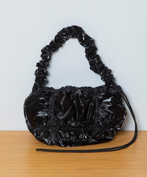 Munich(ミューニック)の「ブラウジングショルダーバッグ(ショルダーバッグ・レディース・ブラック/アイボリー/ブラウン/シルバー・FREE)」の7枚目の写真