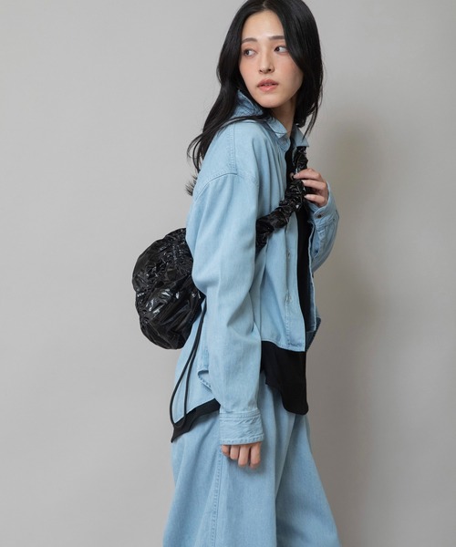 Munich(ミューニック)の「ブラウジングショルダーバッグ(ショルダーバッグ・レディース・ブラック/アイボリー/ブラウン/シルバー・FREE)」の20枚目の写真