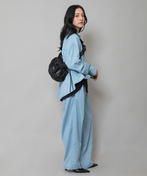 Munich(ミューニック)の「ブラウジングショルダーバッグ(ショルダーバッグ・レディース・ブラック/アイボリー/ブラウン/シルバー・FREE)」の21枚目の写真