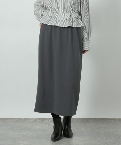 ★アン★ セール】＜着丈が選べる＞ジョーゼットナロースカート / 291439