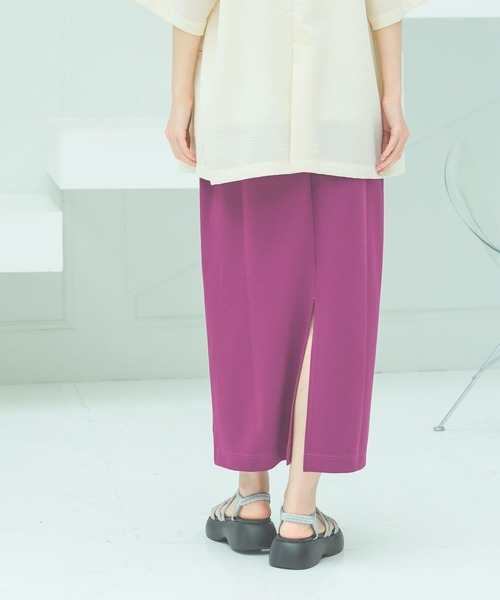 セール】＜着丈が選べる＞ジョーゼットナロースカート / 291439