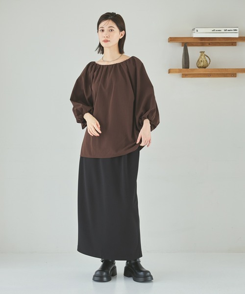 セール】＜着丈が選べる＞ジョーゼットナロースカート / 291439