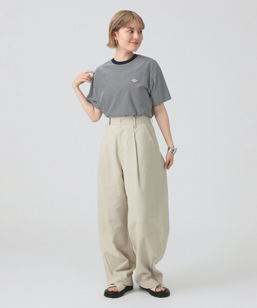 DANTON（ダントン）の「DANTON / T/C INNER T-SHIRT（Tシャツ/カットソー・レディース・ネイビー×ホワイト/レッド系その他/グレー×ホワイト・SMALL/MEDIUM）」の20枚目の写真