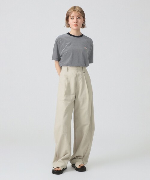 DANTON（ダントン）の「DANTON / T/C INNER T-SHIRT（Tシャツ/カットソー・レディース・ネイビー×ホワイト/レッド系その他/グレー×ホワイト・SMALL/MEDIUM）」の21枚目の写真