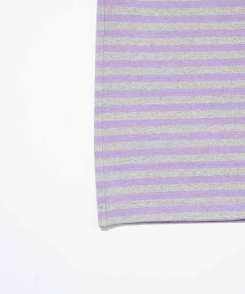 F/CE. (エフシーイー)の「F/CE. OHFCE BORDER TEE / エフシーイー オーエフシー ボーダー ティー(Tシャツ/カットソー・メンズ・グリーン/パープル・SMALL/MEDIUM/LARGE/X-LARGE)」の10枚目の写真