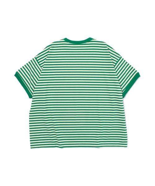 F/CE. (エフシーイー)の「F/CE. OHFCE BORDER TEE / エフシーイー オーエフシー ボーダー ティー(Tシャツ/カットソー・メンズ・グリーン/パープル・SMALL/MEDIUM/LARGE/X-LARGE)」の4枚目の写真