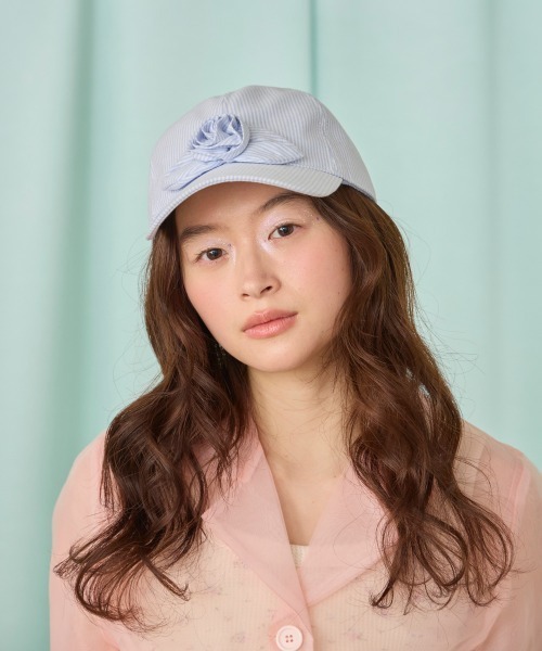 kaorinomori(カオリノモリ)の「kaorinomori ベディキャップ / カオリノモリ(キャップ・レディース・ブラック/ホワイト/ライトブルー・FREE)」の18枚目の写真