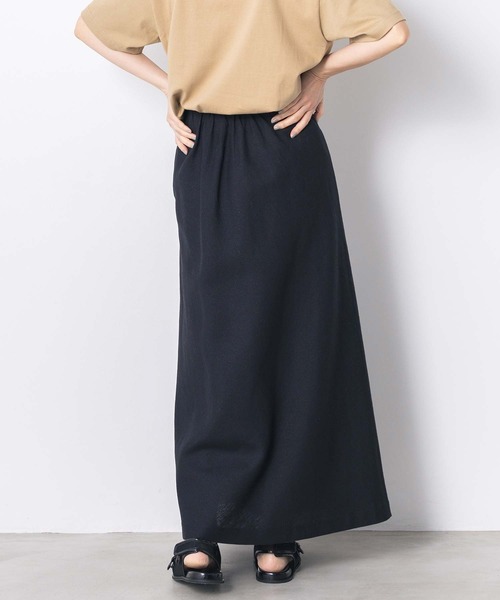 Gready Brilliant（グレディブリリアン）の「ＬＵラメリネンバイアス（スカート・レディース・ブラウン/ブラック・38）」の21枚目の写真