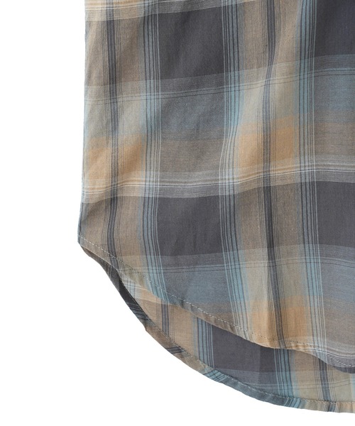 ROSE BUD(ローズバッド)の「【WEB・一部店舗限定】OVERSIZE L/S SHIRT(シャツ/ブラウス・レディース・ブラウン/ブルー/グレー・ONE SIZE)」の7枚目の写真