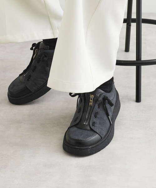 tk.TAKEO KIKUCHI（ティーケータケオキクチ）の「◆2WAYラバーライクソールシューズ（その他シューズ・メンズ・ブラック系/チャコール/チャコールグレー/ブラック・65/75/55）」の11枚目の写真