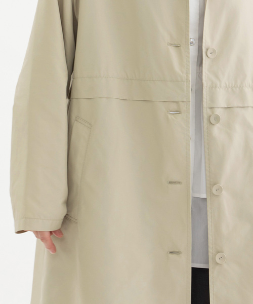 セール】タッサータックコート（ステンカラーコート）｜nop de nod