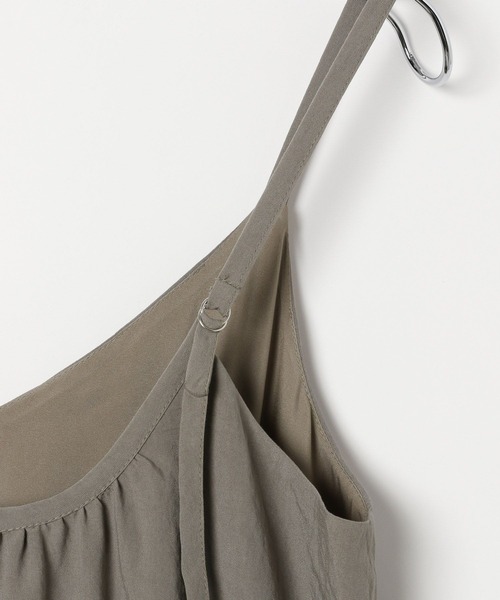 BAYFLOW（ベイフロー）の「[さらっと軽い着心地]ウエストギャザーサロペット（サロペット/オーバーオール・レディース・ブラック/カーキ・FREE）」の17枚目の写真