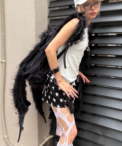 haveyoudiedbefore(ハブユーダイドビフォー)の「【haveyoudiedbefore?】Bat pack / 【ハブユーダイドビフォー?】バットバックパック <着用動画あり>(バックパック/リュック・メンズ・ブラック/ホワイト・ONE SIZE)」の22枚目の写真