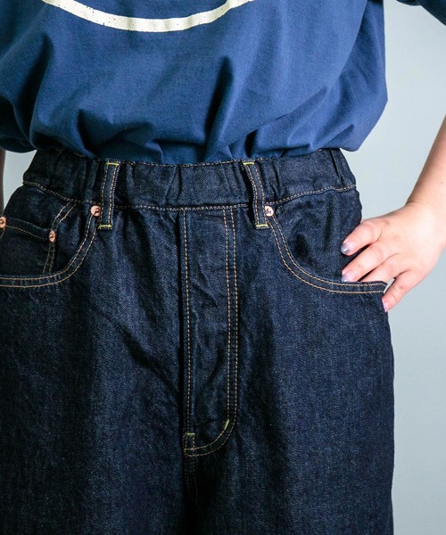 OMNIGOD womens / オムニゴッド ] 10ozデニム 5Pイージーワイド