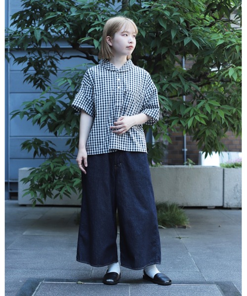 OMNIGOD womens / オムニゴッド ] 10ozデニム 5Pイージーワイド