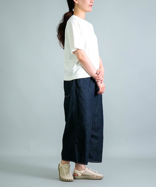 OMNIGOD womens / オムニゴッド ] 10ozデニム 5Pイージーワイド