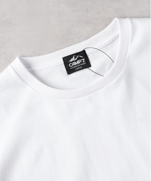 CAMP7(キャンプセブン)の「【CAMP7】Boulder刺繍ロンT(Tシャツ/カットソー・メンズ・ブラック/ホワイト・M/L/XL)」の8枚目の写真