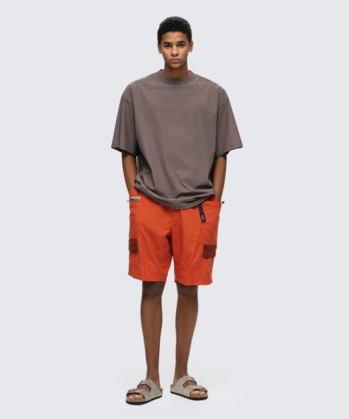 WILD THINGS（ワイルドシングス）の「サプレックスポーチショーツ│SUPPLEX POUCH SHORTS（その他パンツ・メンズ・ベージュ/ブラック/オレンジ系その他/ダークグリーン/パープル系1・S/M/L/XL）」の6枚目の写真