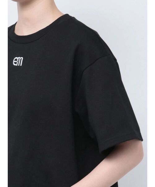 EATME（イートミー）の「エンブロイダリービッグTシャツ（Tシャツ/カットソー・レディース・ブラック/オフホワイト・FREE）」の16枚目の写真