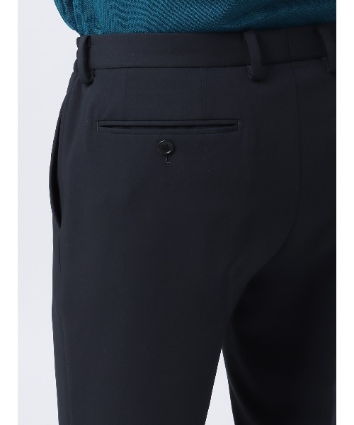 SUIT SQUARE(スーツスクエア)の「スマみえテーパードパンツ ウォッシャブル ストレッチ CROSS MOVA 無地 SL02(スラックス・メンズ・ベージュ系/グレー系/ネイビー系・S/M/L/LL/3L/SS)」の12枚目の写真