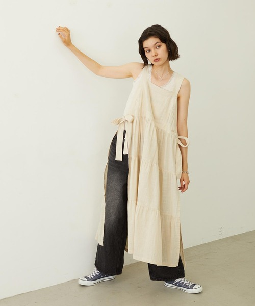 セール】APRON TIERED DRESS（ワンピース）｜MILKFED.（ミルク