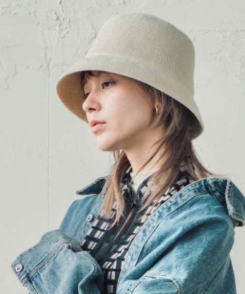 ORIENT（オリエント）の「Cotton & Linen Blend Thermo Bucket Hat（ハット・レディース・グレー/ブラック/ベージュ/オフホワイト・FREE）」の2枚目の写真
