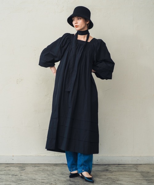 ORIENT（オリエント）の「Cotton & Linen Blend Thermo Bucket Hat（ハット・レディース・グレー/ブラック/ベージュ/オフホワイト・FREE）」の14枚目の写真