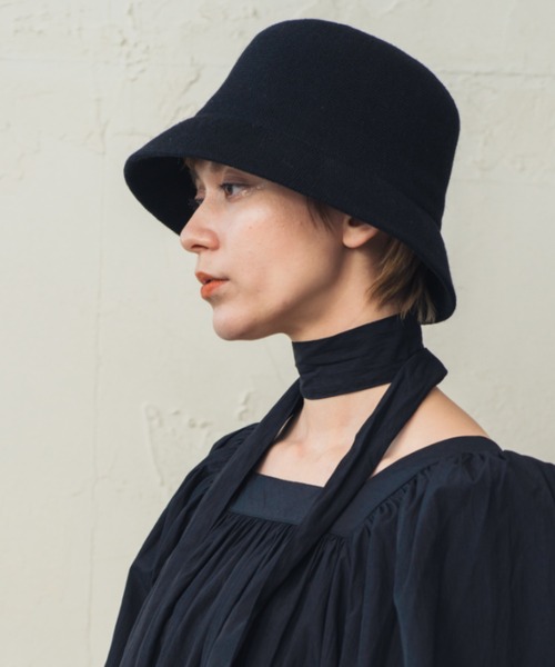 ORIENT（オリエント）の「Cotton & Linen Blend Thermo Bucket Hat（ハット・レディース・グレー/ブラック/ベージュ/オフホワイト・FREE）」の13枚目の写真