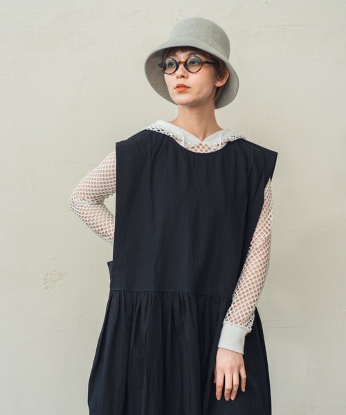 ORIENT（オリエント）の「Cotton & Linen Blend Thermo Bucket Hat（ハット・レディース・グレー/ブラック/ベージュ/オフホワイト・FREE）」の6枚目の写真