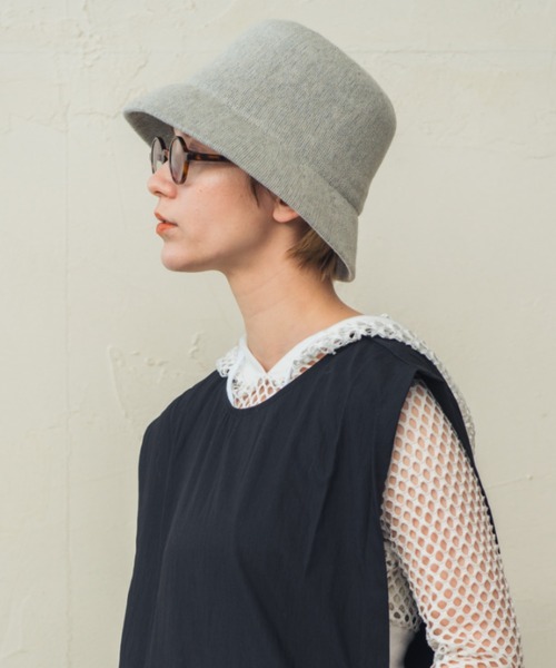 ORIENT（オリエント）の「Cotton & Linen Blend Thermo Bucket Hat（ハット・レディース・グレー/ブラック/ベージュ/オフホワイト・FREE）」の9枚目の写真