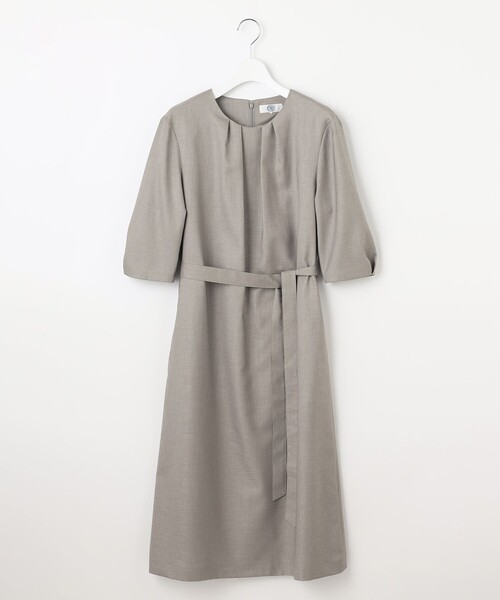 J.PRESS Ladies（J.プレス レディス）の「【洗える・UV加工・吸水速乾】OXIJEWELストレッチ ワンピース（ワンピース・レディース・シルバー系/ライトグレー系/ベージュ系/ネイビー系・XS）」の11枚目の写真