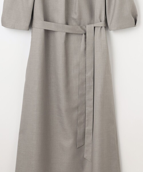 J.PRESS Ladies（J.プレス レディス）の「【洗える・UV加工・吸水速乾】OXIJEWELストレッチ ワンピース（ワンピース・レディース・シルバー系/ライトグレー系/ベージュ系/ネイビー系・XS）」の6枚目の写真
