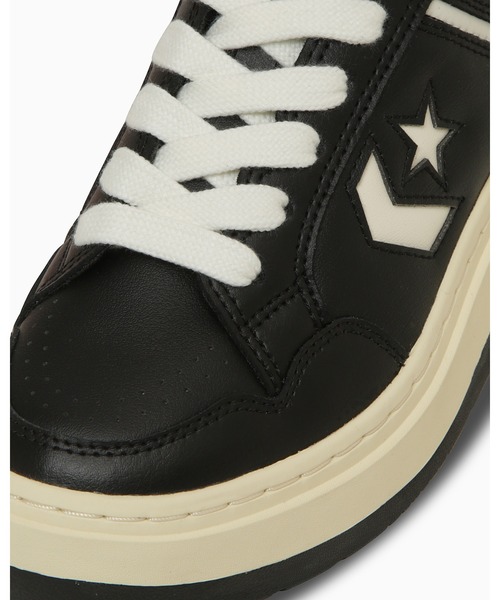 CONVERSE（コンバース）の「WEAPON PLTS FS OX / ウエポン　ＰＬＴＳ　ＦＳ　ＯＸ（スニーカー・レディース・ブラック×ホワイト・8/7.5/7/6.5/6/5.5/5）」の7枚目の写真