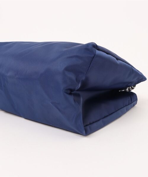 florist（フローリスト）の「【撥水加工・軽量】ロゴマークバイカラーハンドバッグ/ランチバッグ/サブバッグ（エコバッグ/サブバッグ・レディース・パープル/グレー/ベージュ/ネイビー/グリーン/ブラック・FREE）」の7枚目の写真