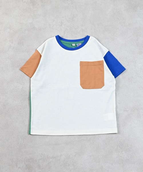 Life Support Products(ライフサポートプロダクツ)の「【COTTON from U.S.A】ポケットTシャツ(Tシャツ/カットソー・キッズ・ライトブルー/オフホワイト/ブラック系その他/ホワイト系その他/パープル系その他/レッド/キャメル/チャコール・100/130/110/150/120/140/80/90/95)」の3枚目の写真