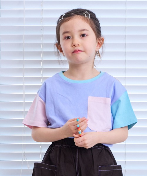 Life Support Products(ライフサポートプロダクツ)の「【COTTON from U.S.A】ポケットTシャツ(Tシャツ/カットソー・キッズ・ライトブルー/オフホワイト/ブラック系その他/ホワイト系その他/パープル系その他/レッド/キャメル/チャコール・100/130/110/150/120/140/80/90/95)」の6枚目の写真